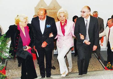 Gabriele Boiselle, Walter Feiniler, Margarete Boiselle-Vogler, Markus Wintterle (von links)