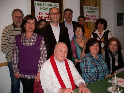 Der AfA Vorstand mit Dr. Markus Wintterle