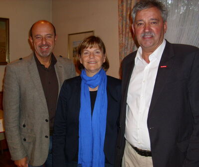 Walter Feiniler, Heike Mrosek-Handwerk und Karl-Heinz Weinmann (v.l.)