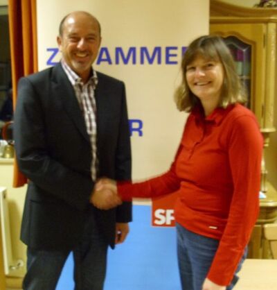 Walter Feiniler und Heike Mrosek-Handwerk
