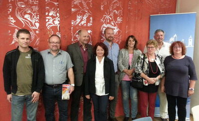 Der neue Vorstand des SPD Ortsvereins West und Erlich